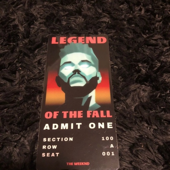 The Weeknd plastic VIP ticket - Picture 2 of 2